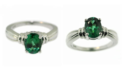 CR1939 Green Tourmaline Ring