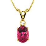 CP2115 Tourmaline & Diamond Necklace